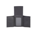 Buttercalf Leather Tri Fold Wallet w/ ID Window